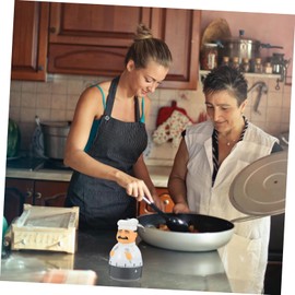 Mobestech Chef Timer - Digital Kitchen Clock for Cooking, Baking, Classroom, and Study - Loud Oven Timer With Egg and Food Timing - Cute Abs Manager for Kids