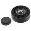 febi bilstein 34172 Pulley for V-Ribbed Belt with Screw Black