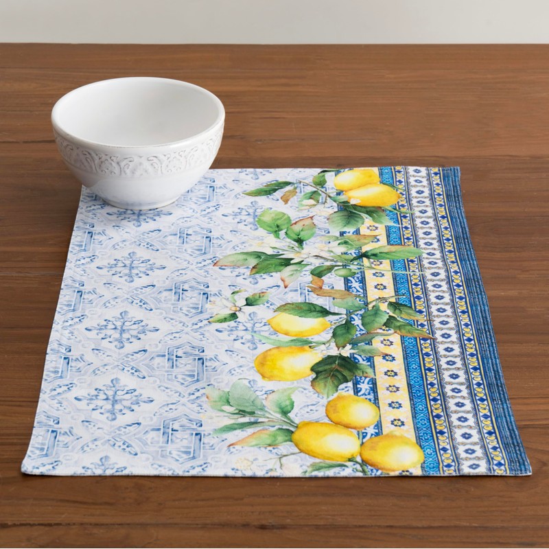 Maison d' Hermine Placemat Set of 4 100% Cotton Decorative