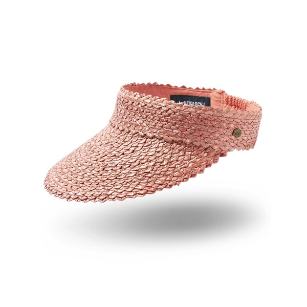 Straw Visor for Women | Packable Beach Visor & Sun