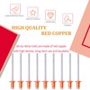 Hilitchi Dome Head Red Copper Blind Rivets Self-Plugging Open End