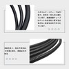 Corrugated Tube, Black, Slit, Corrugated PP, Flexible, For Garden, Office,