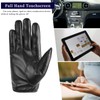 Long Keeper Touchscreen Texting Leather Gloves Men's Winter Faux Leather