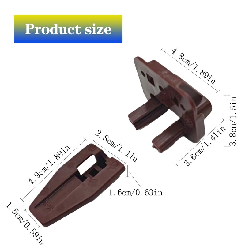 Drawer Slide Track Guide Glide - Replacement Parts for Dressers