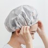 Reusable EVA Hair Cap for Shower and Face Washing Waterproof Cap 6ea