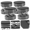 KOMBIUDA 4Pcs Speaker Isolation Feet with Non Slip Base Vibration