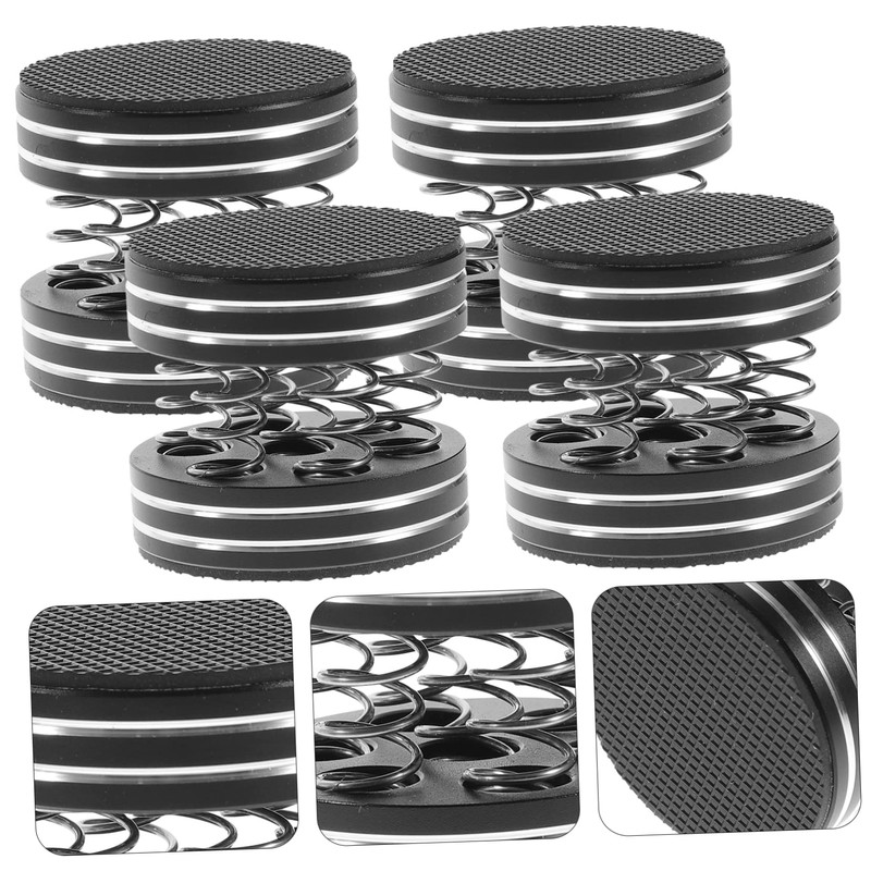 KOMBIUDA 4Pcs Speaker Isolation Feet with Non Slip Base Vibration