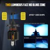 IRONWALLS 2x IRONWALLS H4 9003 HB2 8000K ICE Blue LED