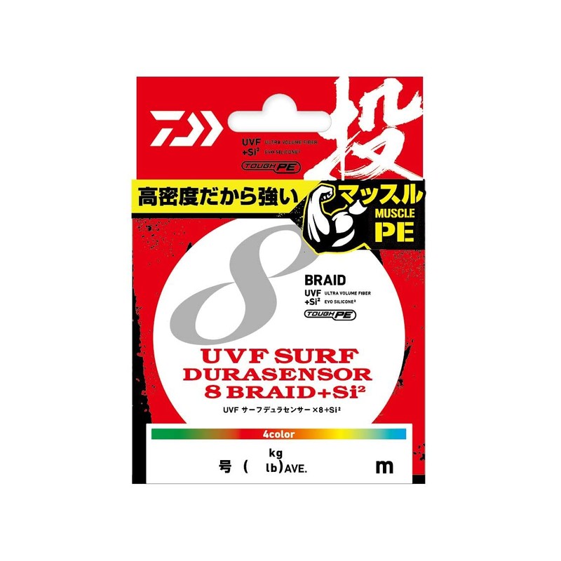 Daiwa 8-strand braided PE line Surf Dura S ×8 0.6-200