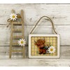AGD Spring Decor - Daisy Sunshine Highland Cow Ladder Tier