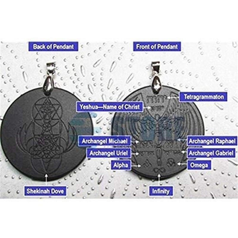Emf Protection Anti Radiation Orgone Volcanic Stone Energy Protection Necklace,Reiki
