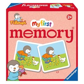 Ravensburger - Educational Game - My First Memory® - T'Choupi - A First Educational Game for Observation, Club and Memorization - From 2 Years - 22464