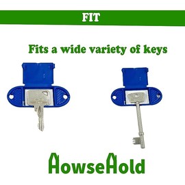 Key Turner for Arthritis Pack of 4 Easier to Grip and Turn Keys Aid for Arthritis MS Parkinsons and for Weak or Elderly Hands (4 Colours)