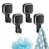 TAILI Heavy Duty Suction Cup Shower Hooks 4 Pack, Damage-Free