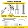 VEVOR Handrail for Outdoor Steps, 2-3 Steps Outdoor Handrail, Adjustable