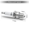 Wai Danie 2Pcs E6TC Motorcycle Spark Plug BP6HS Compatible with