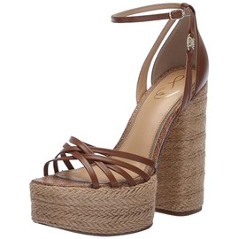 Sam Edelman Kade Heeled Sandal Rich Cognac 9.5 Medium