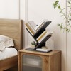 Tajsoon Tree Bookshelf 3 Tier Book Shelves Storage Organizer, Desktop