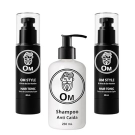 Kit Crecimiento Capilar Anticaída, Shampoo y Hair Tonic, con Biotina, Ginseng, Extracto de Romero, Niacinamida, Capixyl™ . Crecimiento y Fortalecimien