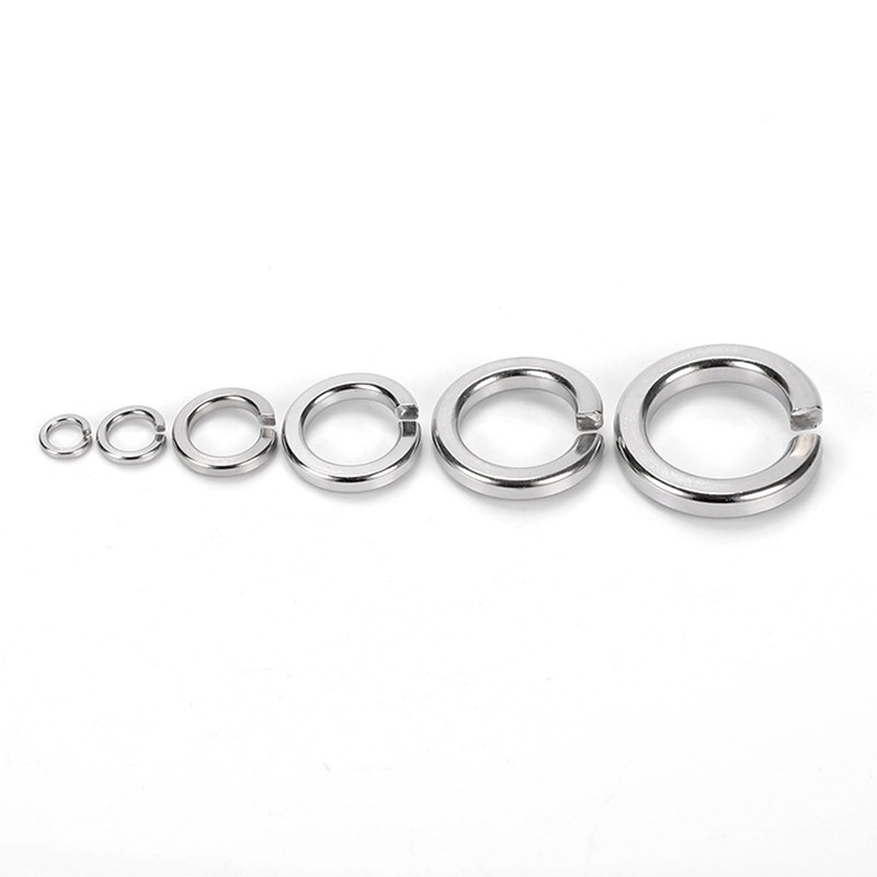 3/8" Split Lock Washer, Stainless Steel Spring Lock Washers 18-8