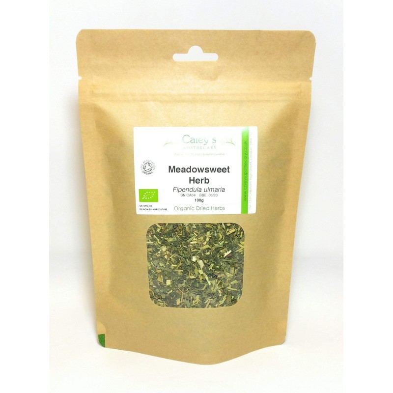 Organic Meadowsweet (Filipendula ulmaria) Dried Herb (50g)