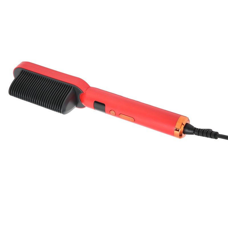 Hair Straightening Brush Negative Ion Combs AntiScald Heated Styling Brush