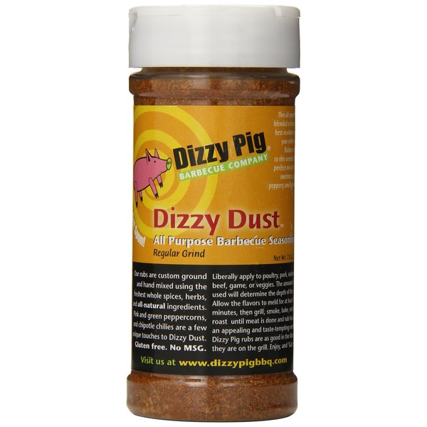Dizzy Pig BBQ All Purpose Regular Grind Rub Spice - 7.8 Oz