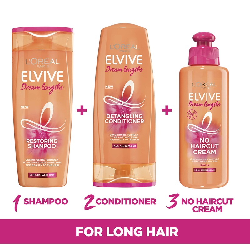 L'Oreal Paris Elvive Dream Lengths Hair Mask, Nourishing & Strengthening
