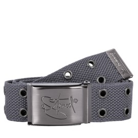 Original 2stoned Belt 4 cm Pearl Rivet Clasp Buckle available in a selection of lengths and, grey