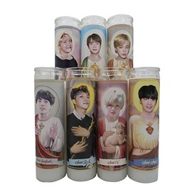 BTS Prayer Saint Candle Set: V, SUGA, Jungkook, Jimin, Jin, RM, J-Hope