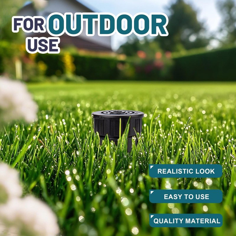 Meejune Hide a Key Outside Sprinkler Head - Waterproof Outdoor