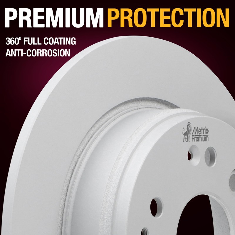 Made in Europe - Metrix Premium Rear 2PCS Coated Solid