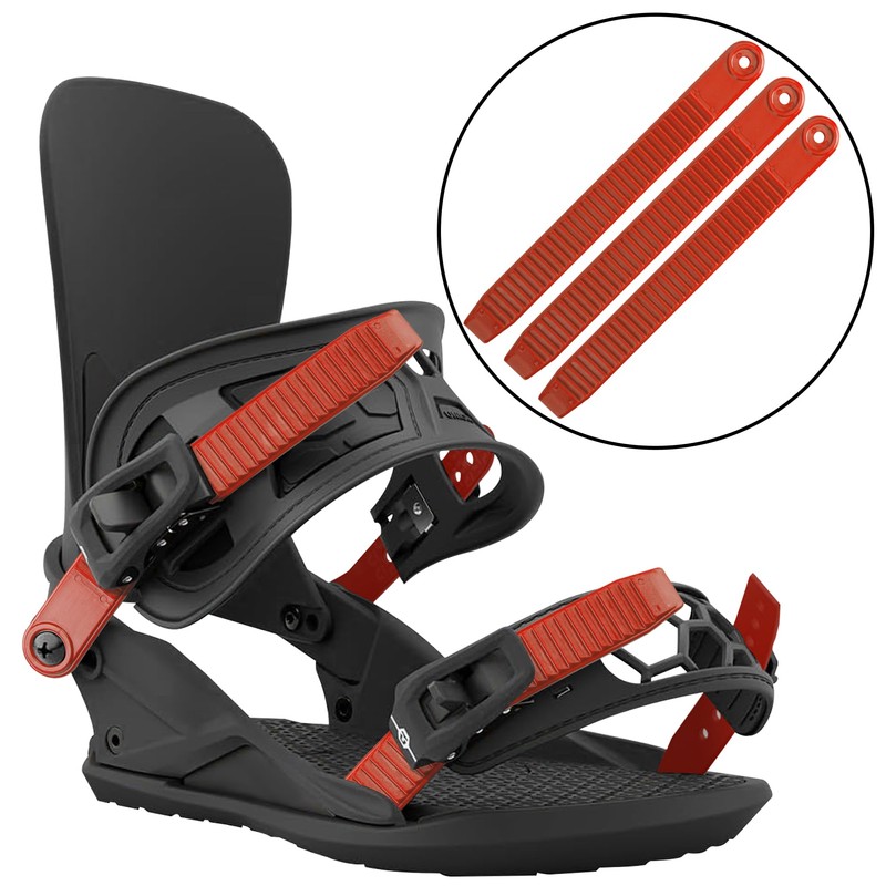 3 Pairs of Snowboard Ankle Straps Replacement Binding - Snowboard