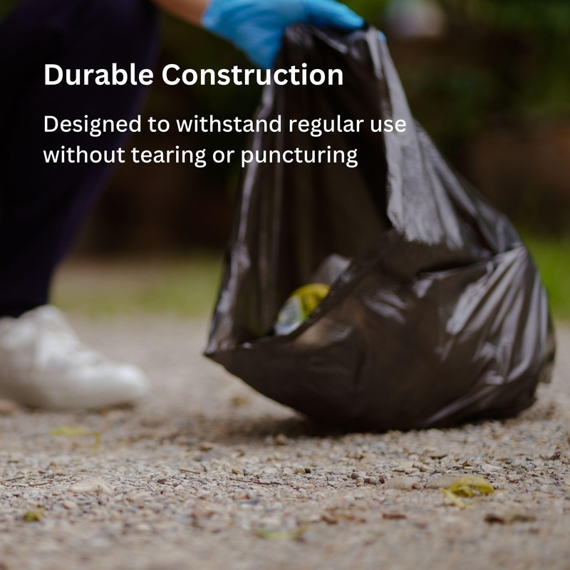 Hadley Light Duty Refuse Sacks Black – Durable Trash Bags