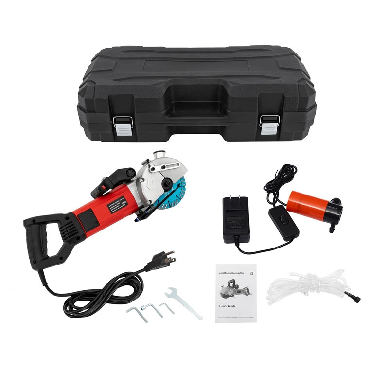 3500W Electric Wall Groove Cutting Machine, 110V Slotted Machine Channels