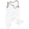 TupTam Baby Girls' Romper with Foot, Pack of 3, Hedgehog