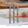 Ultra-Shear Solid Carbide Flush Trim Router Bit, 1/4" CD, 1/4"