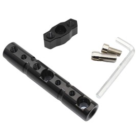 Teagle Bran Motorcycle Clamp Bar Handlebar Universal Multi Holder Smartphone Clamp Bracket Aluminum 0.8 inch (2 cm) 12 cm Black