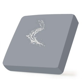 hyha Waterproof Couch Cushion Covers, Replacement Chair Soft Flexibility Stretch Sofa Seat Cushion Slipcovers for Pets with Elastic Bottom (Small, Grey)