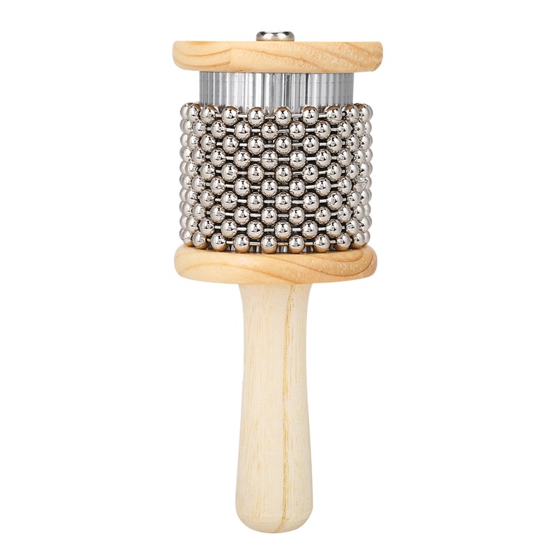 Wooden Hand Shaker Cabasa Percussion Instrument Small Size for Student