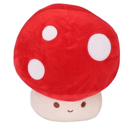23cm Mushroom Plush Stuffed Toy Comfortable Soft Cute Mushroom Doll Pillow for Car Home Office Decoration