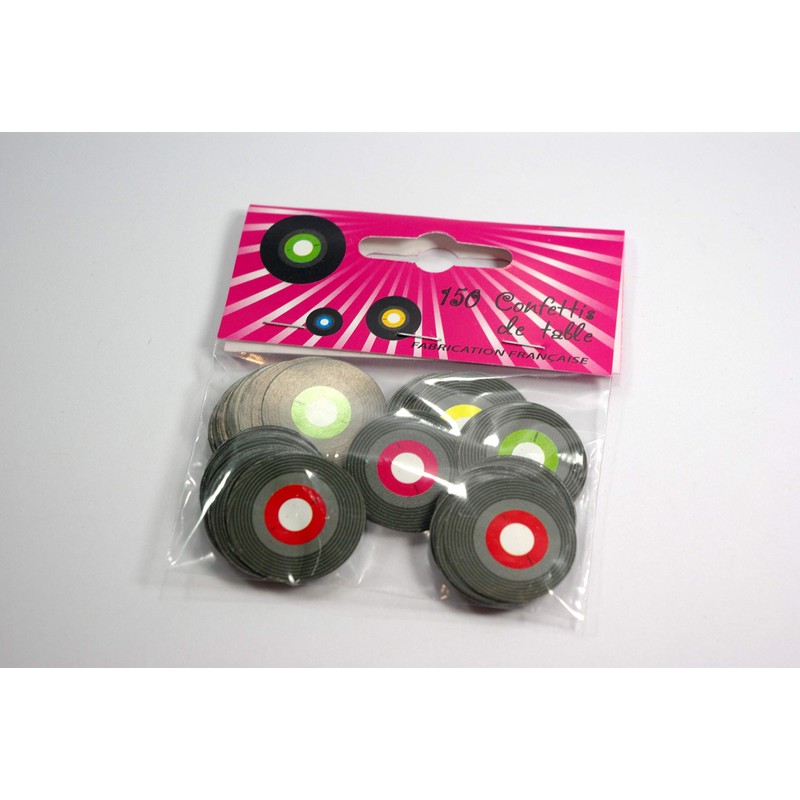 Vinyl-Konfetti von Deco Party UK