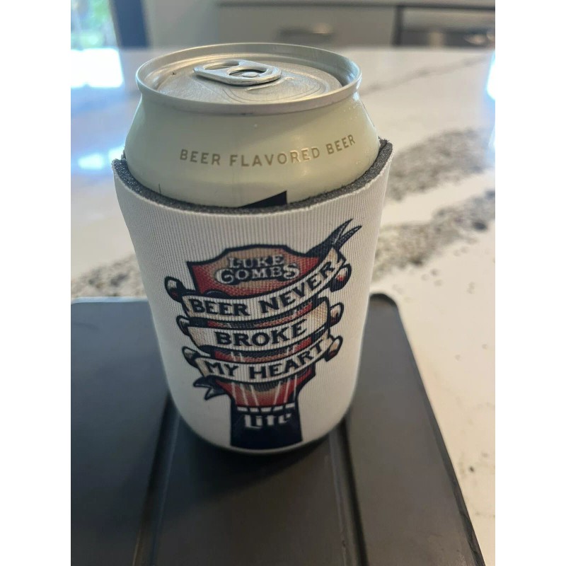 Miller Lite Luke Combs Beer Never Broke My Heart/ Miller