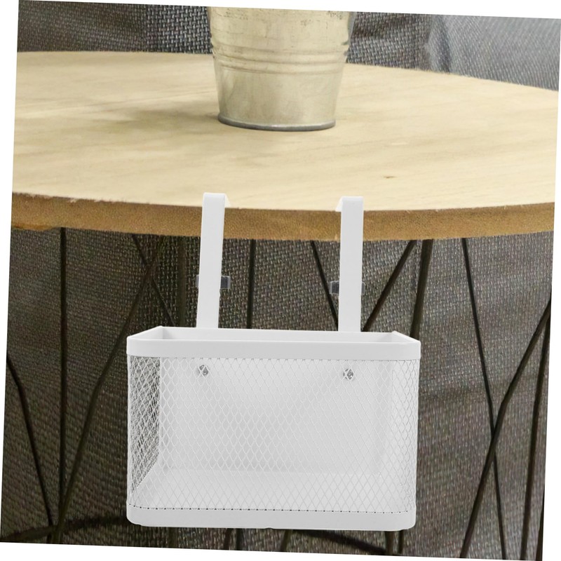 jojofuny Under Desk Storage Shelf Clamp Organizer Basket for Phones