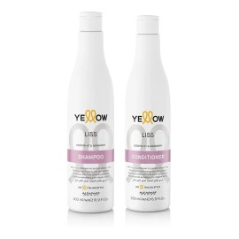 Shampoo + Acondicionador Liss Yellow Therapy Alfaparf
