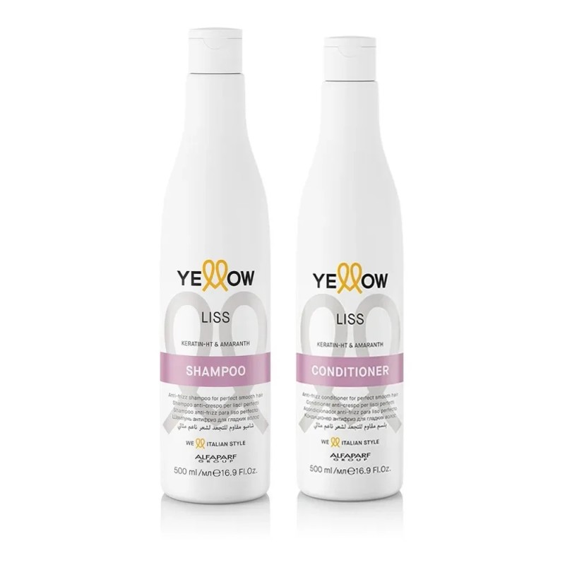 Shampoo + Acondicionador Liss Yellow Therapy Alfaparf