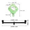 Fishing Rod Holder Lightweight Magnetic Bracket Head Fishing Rod Tail