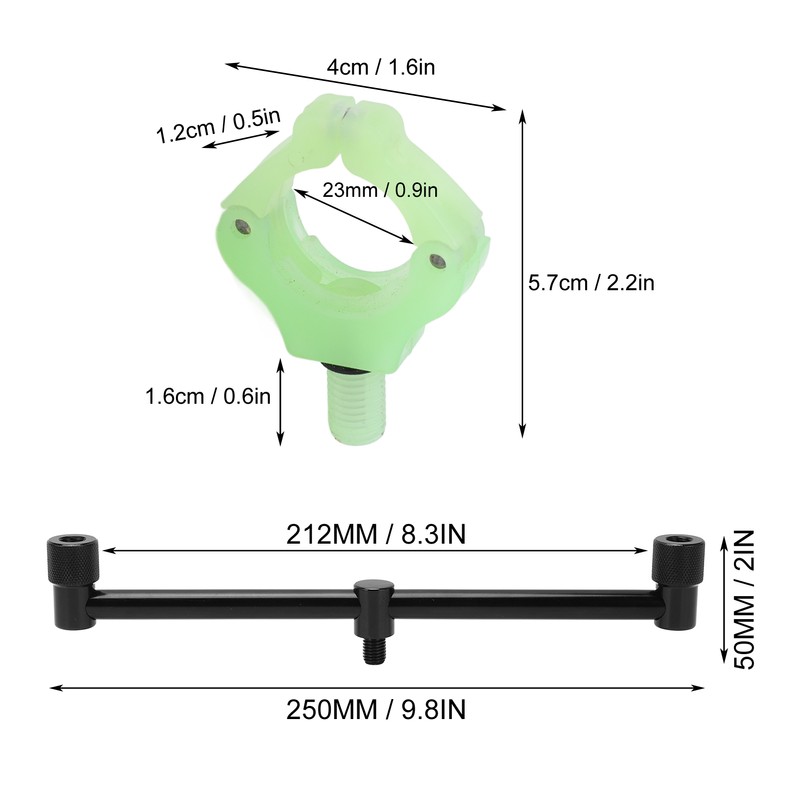 Fishing Rod Holder Lightweight Magnetic Bracket Head Fishing Rod Tail