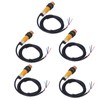 5 Pcs Infrared Photoelectric Switch NPN Normally Closed 5 To
