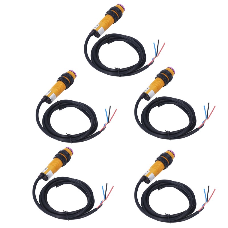 5 Pcs Infrared Photoelectric Switch NPN Normally Closed 5 To